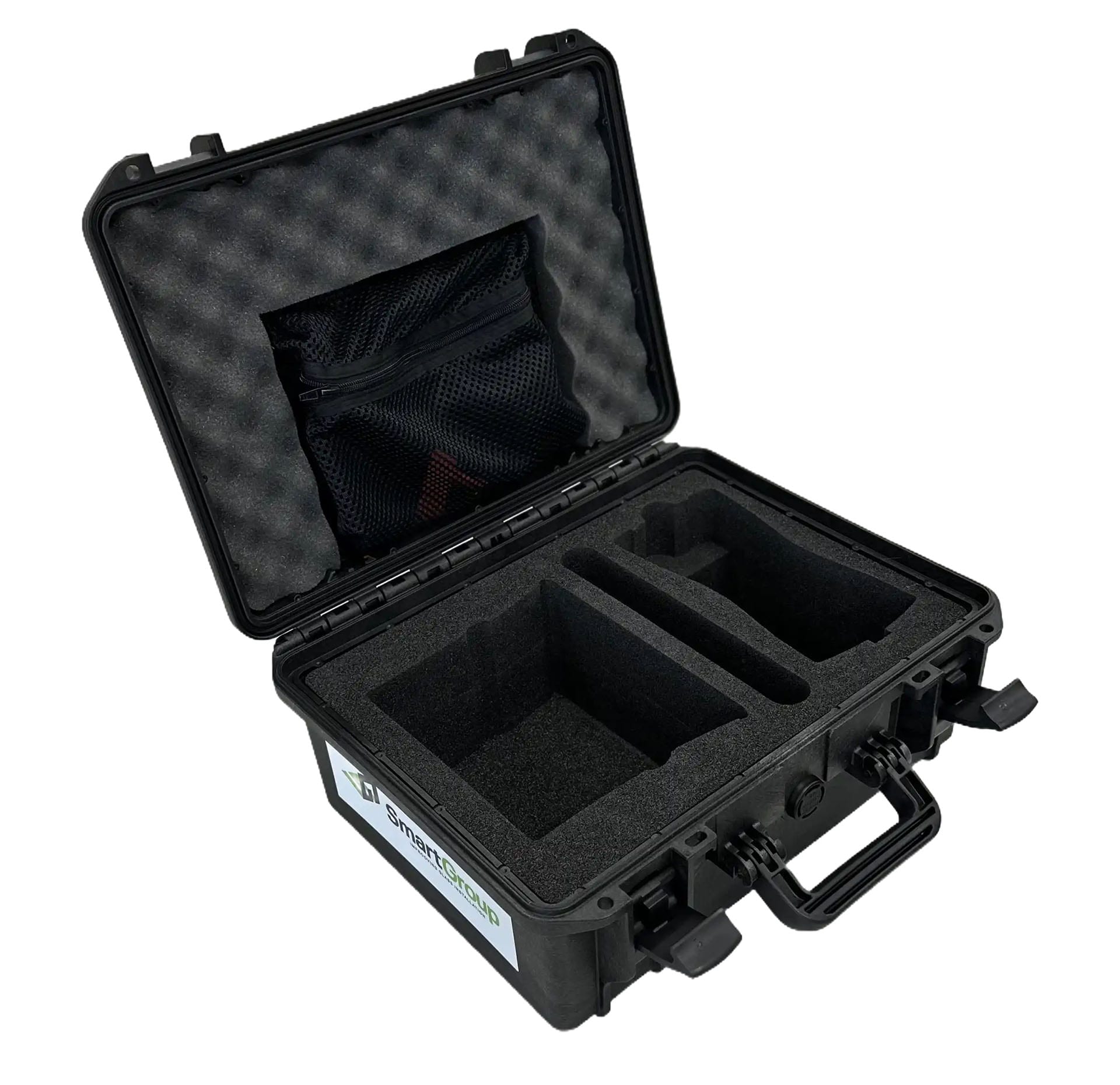 Pas godt på dit udstyr - sikkerhedskasse - åbnet - uden udstyr i